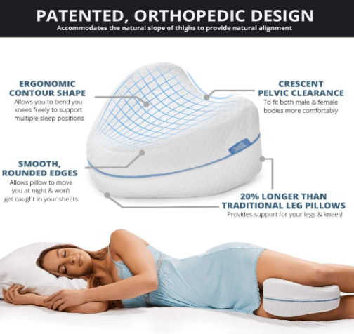 Almohada ortopédica para piernas